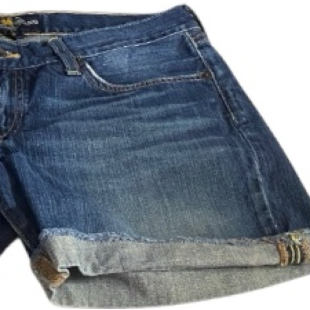 Lucky Brand Shorts, Denim, Cotton, Sz 4, Waist 27, Distressed, Riley shorts - Picture 9 of 14